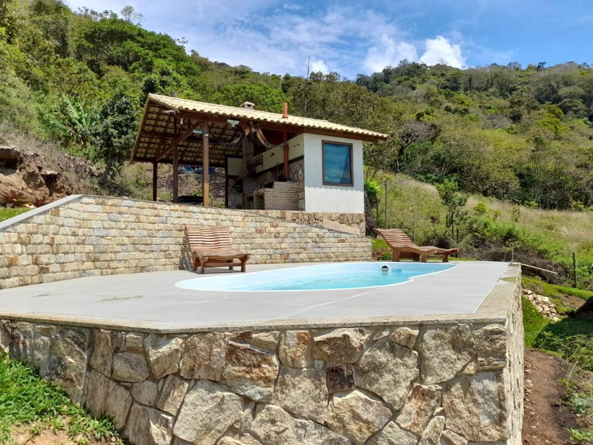 Villa Chale Com Agua De Nascente E Com Vista Panoramica à Lumiar Extérieur photo